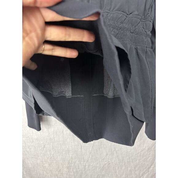 Lululemon Women Sights Seen Jacket Sz 8 Lightweight Woven Sweatwicking Black - Picture 5 of 10